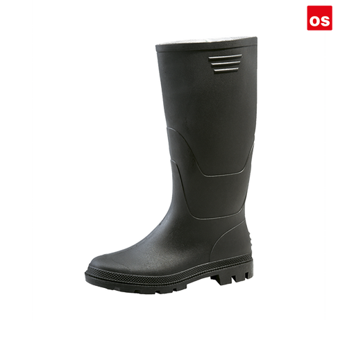 PVC Stiefel, schwarz