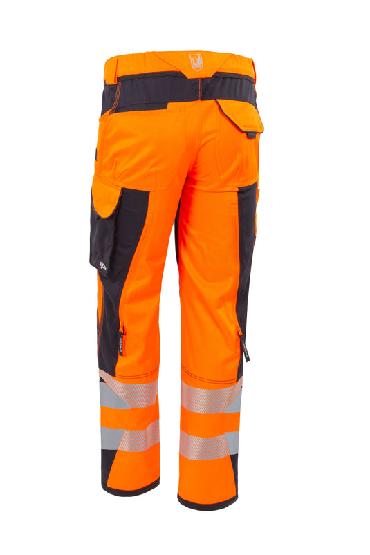 Bundhose IRON Men - l.orange / schwarz