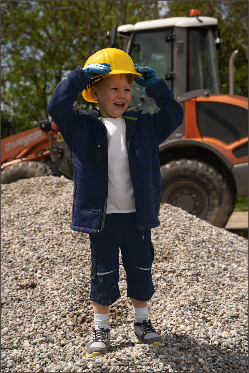 Laden Sie das Bild in Galerie -Viewer, Kinder Strickjacke marine
