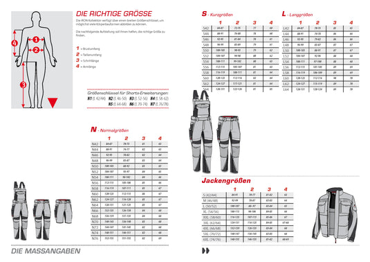 Bundhose IRON Men - Blau/Schwarz