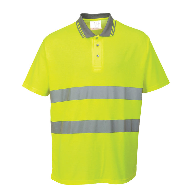 Laden Sie das Bild in Galerie -Viewer, Warnschutz Cotton Comfort Poloshirt kurzarm  - S171
