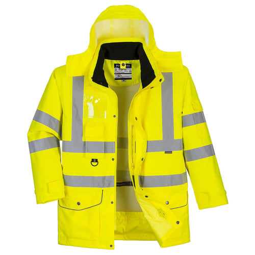 Warnschutz 7-in-1 Verkehrsjacke atmungsaktiv  - S427