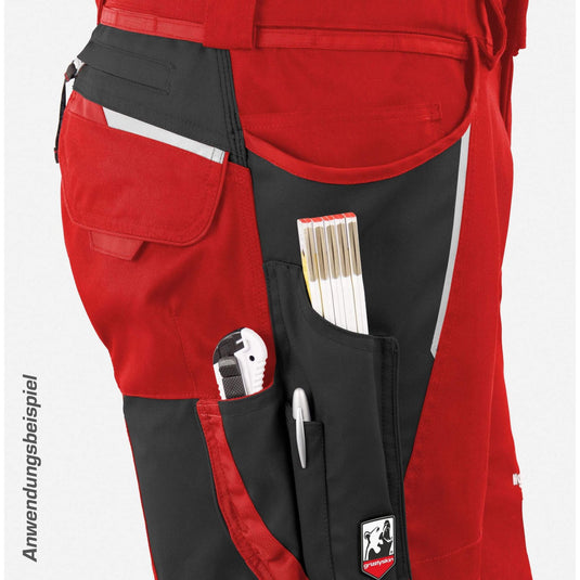 Shorts IRON Men - Rot/Schwarz