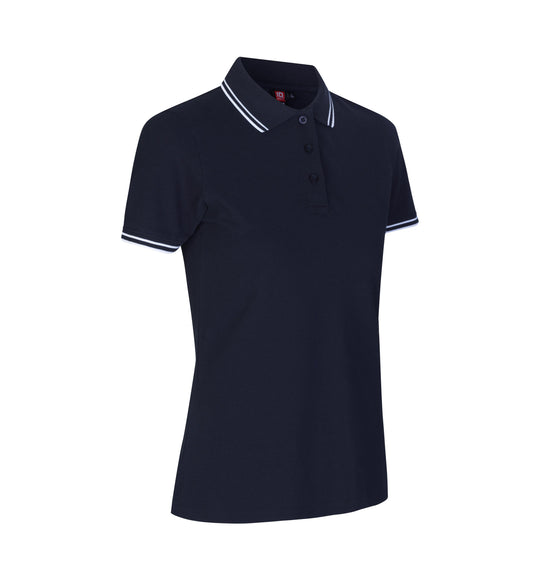 Kontrast Poloshirt - Stretch - Damen - 0523