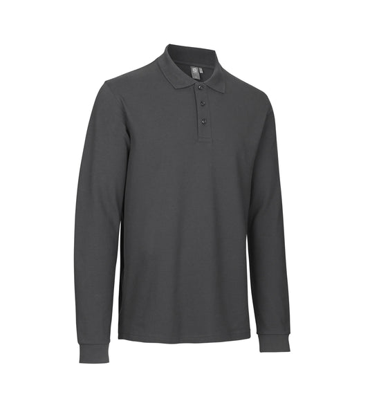 Langarm Poloshirt - Stretch - 0544