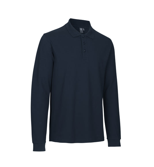 Langarm Poloshirt - Stretch - 0544