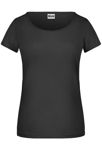 T-Shirt mit trendigem Rollsaum - 8001