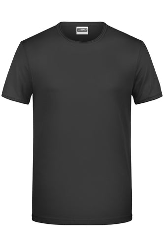 T-Shirt mit trendigem Rollsaum - 8002