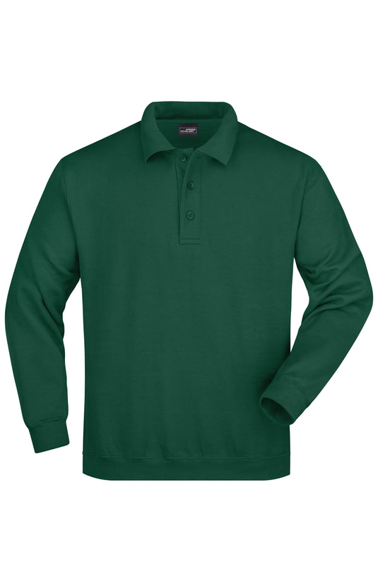 Klassisches Komfort Polo-Sweatshirt - JN041