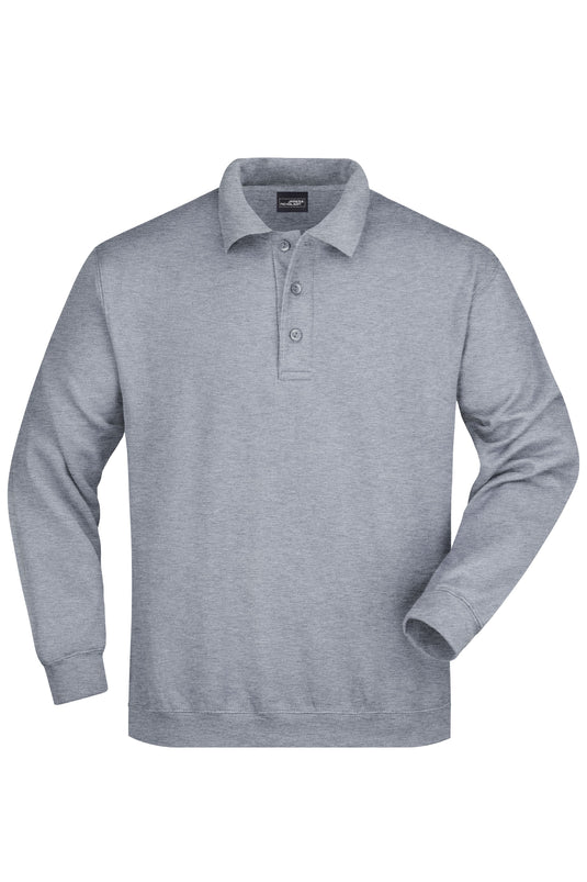 Klassisches Komfort Polo-Sweatshirt - JN041