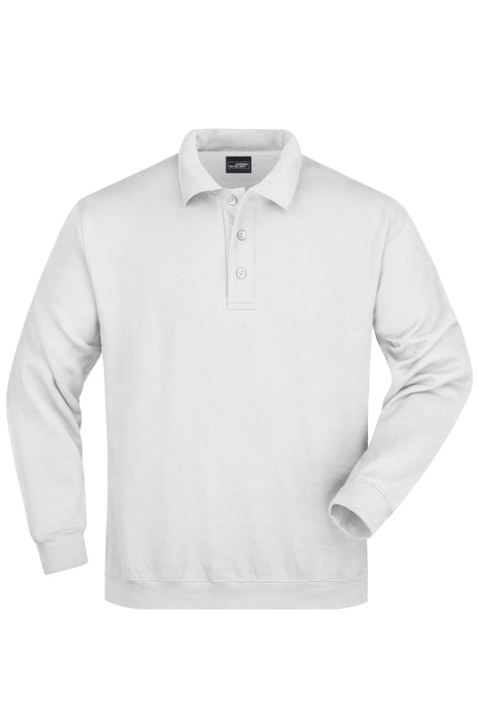 Klassisches Komfort Polo-Sweatshirt - JN041