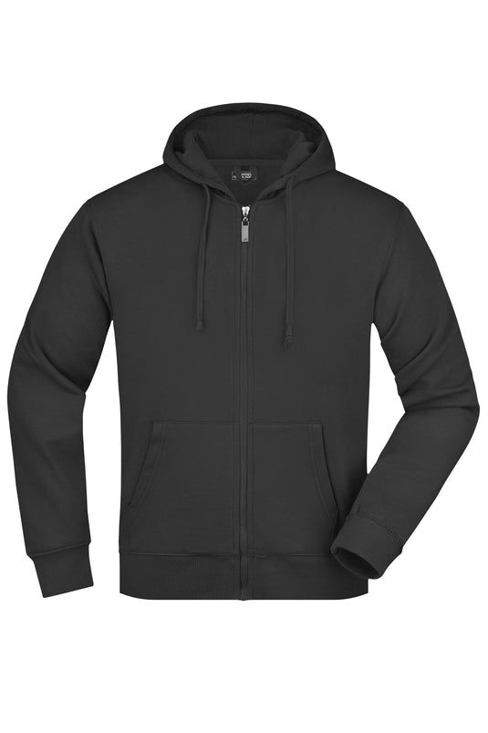 Kapuzen-Jacke aus formbeständiger Sweat-Qualität - Herren - JN042