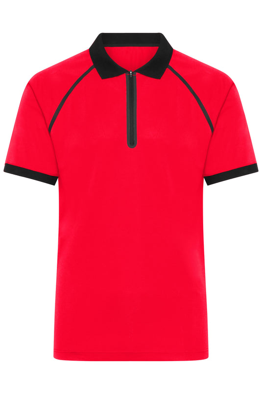 Polo mit Reißverschluss aus Funktions-Polyester für Promotion, Sport und Freizeit - JN1308