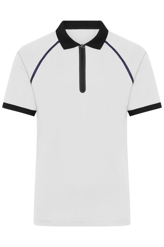 Polo mit Reißverschluss aus Funktions-Polyester für Promotion, Sport und Freizeit - JN1308