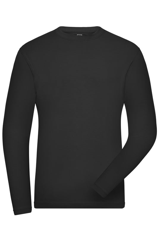 Langarm Shirt aus weichem Elastic-Single-Jersey - JN1804