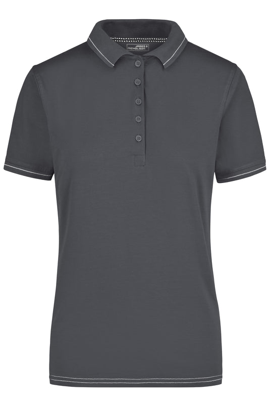 Hochwertiges Poloshirt mit Kontraststreifen - Damen - JN568