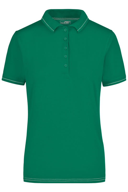 Hochwertiges Poloshirt mit Kontraststreifen - Damen - JN568