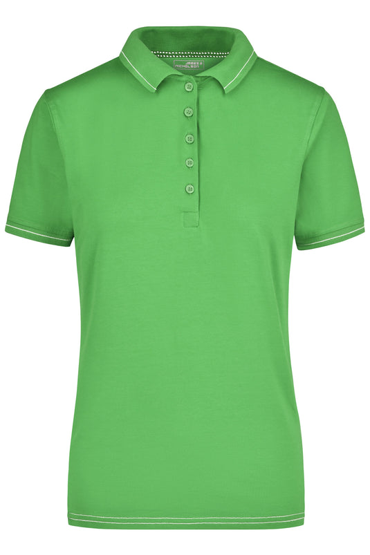 Hochwertiges Poloshirt mit Kontraststreifen - Damen - JN568