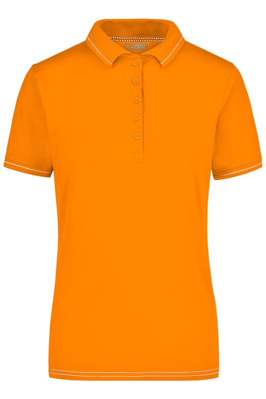 Hochwertiges Poloshirt mit Kontraststreifen - Damen - JN568