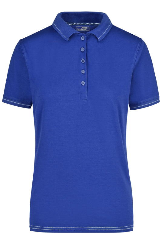 Hochwertiges Poloshirt mit Kontraststreifen - Damen - JN568