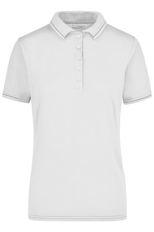 Hochwertiges Poloshirt mit Kontraststreifen - Damen - JN568