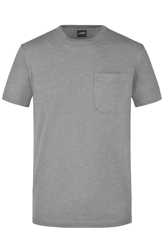 Klassisches T-Shirt mit Brusttasche - JN920