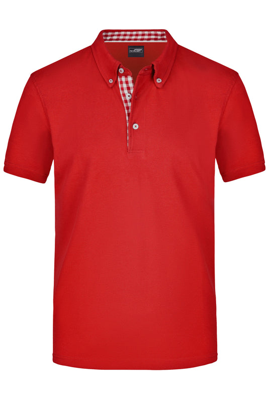 Polo mit Button-Down Kragen - JN964