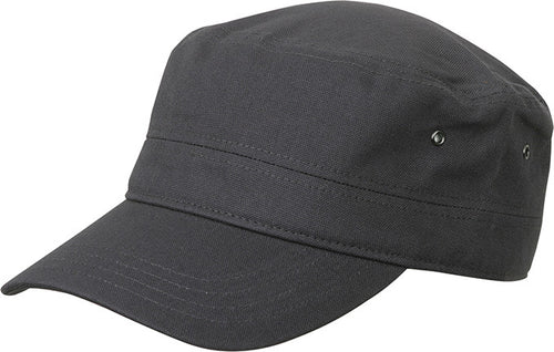 Trendiges Cap im Military-Stil aus robustem Baumwollcanvas - MB095