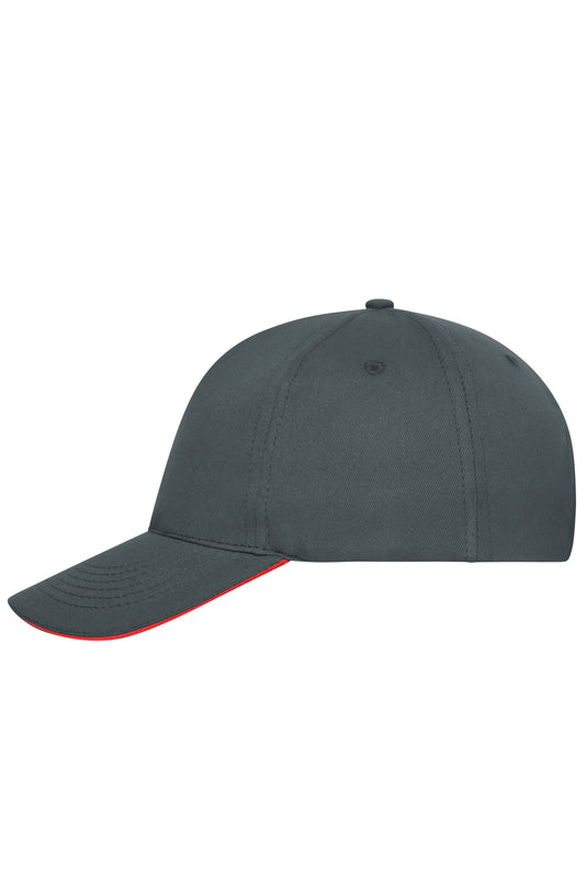 5 Panel Cap mit ungebürsteter Oberfläche - MB6238