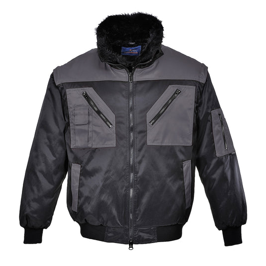 Zweifarbige Pilotjacke - PJ20