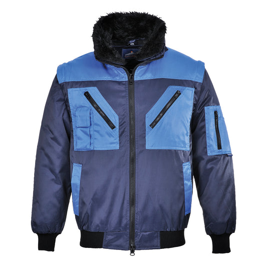 Zweifarbige Pilotjacke - PJ20