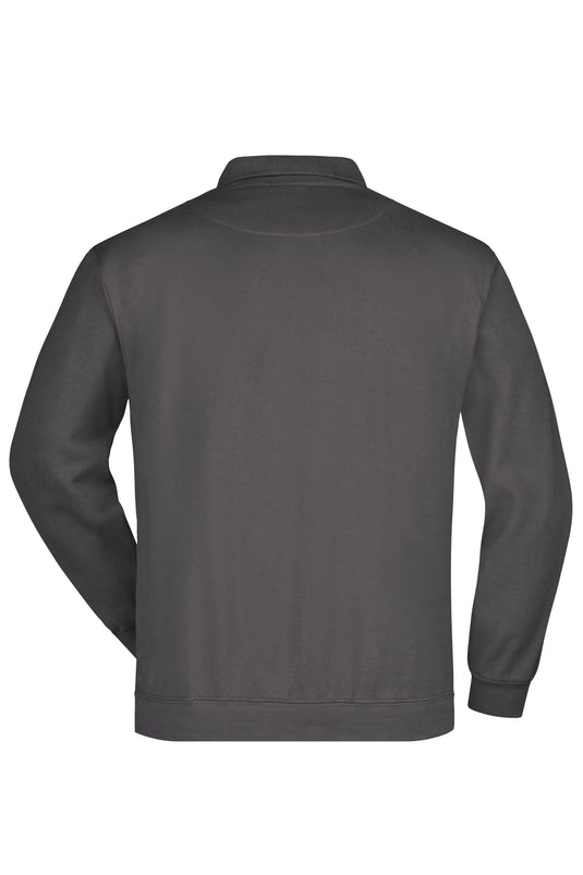 Klassisches Komfort Polo-Sweatshirt - JN041