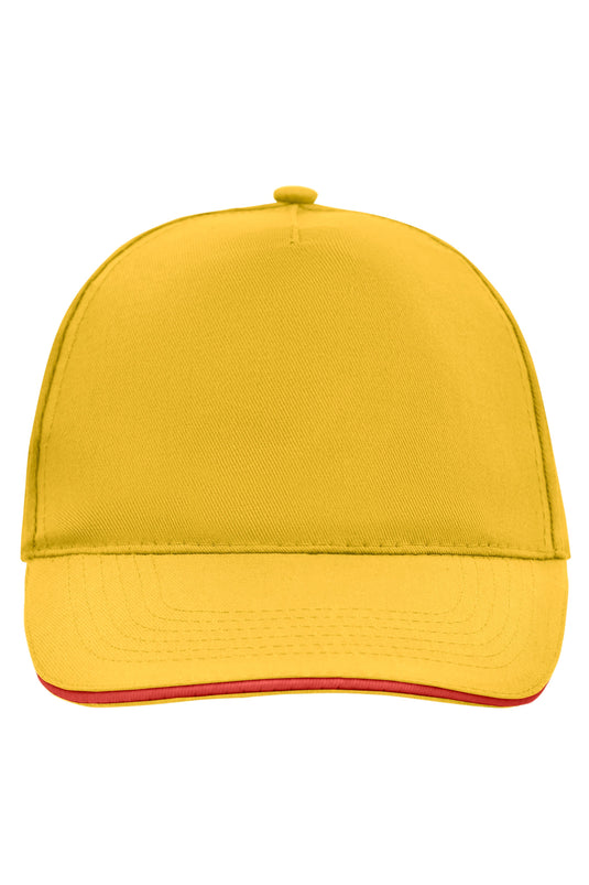 5 Panel Promo Cap mit kontrastfarbigem Sandwich - MB6552