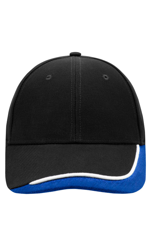 6 Panel Cap mit extravaganter, dreifarbiger Sandwich-Lösung - MB049