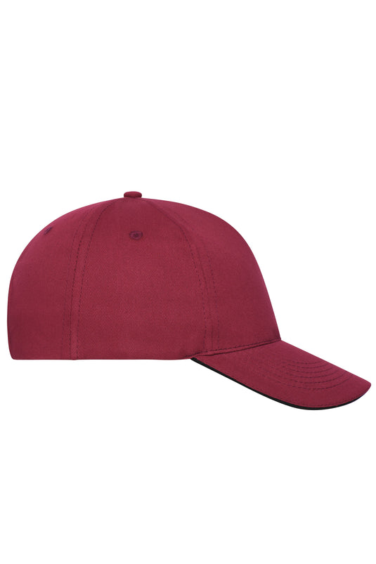 5 Panel Cap mit ungebürsteter Oberfläche - MB6238