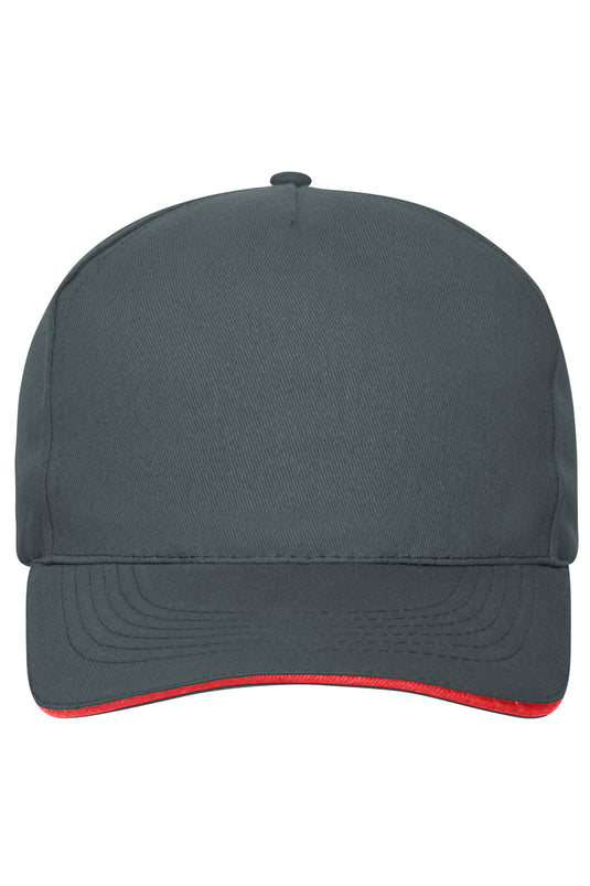 5 Panel Cap mit ungebürsteter Oberfläche - MB6238