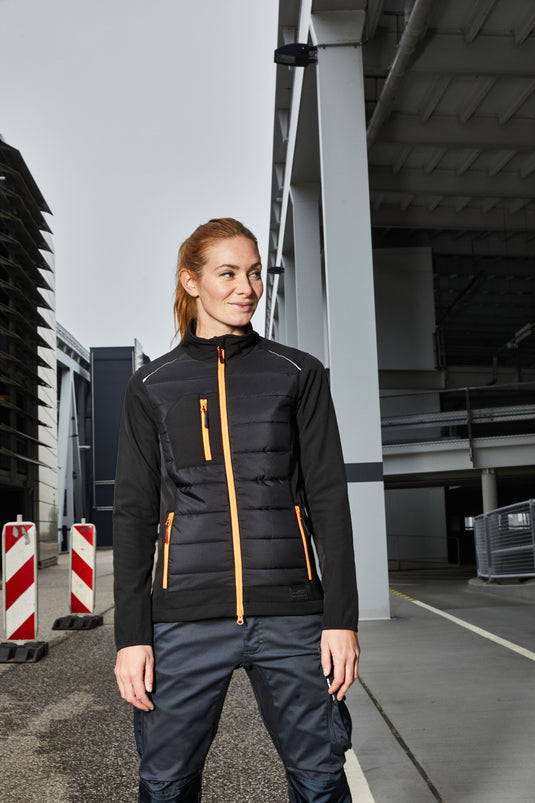 Softshelljacke im attraktiven Materialmix - JN1819