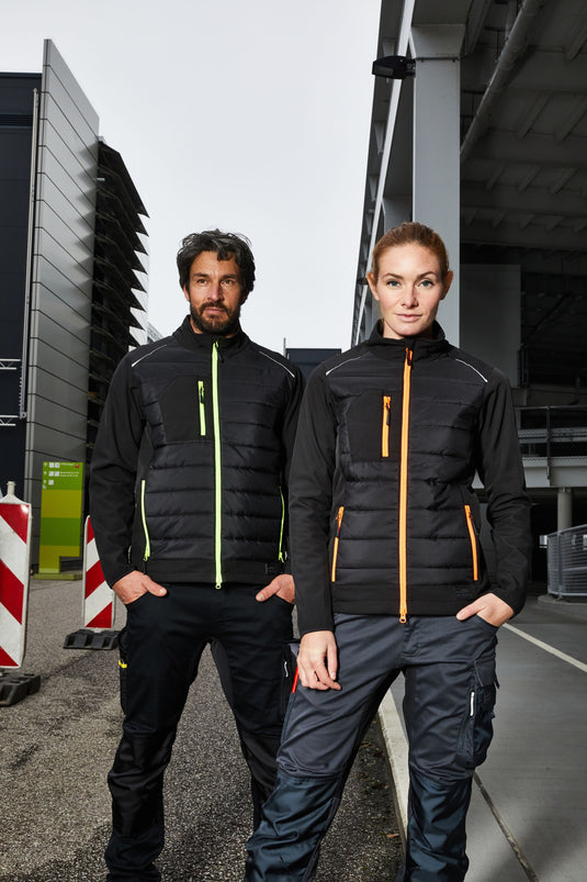 Softshelljacke im attraktiven Materialmix - JN1819